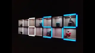 Shelves With Hidden Clock