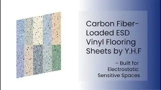 Wear Resistance T/P Group of ESD Anti-static Vinyl Flooring by Y.H.F