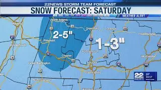 Weather Alert: Accumulating snow likely Saturday in western Massachusetts