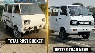 Unbelievable restoration maruti omni 