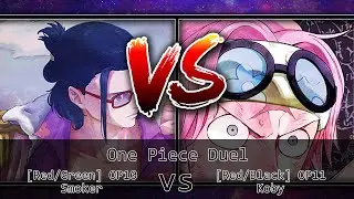 One Piece Card Game Duel #186 - [Красный/Зелёный] OP10 Смокер против [Красного/Чёрного] OP11 Коби