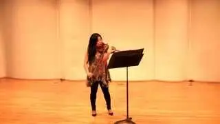 Pauline Kim Harris plays PASSAGEN for Solo Violin by John Zorn