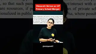 UP Primary School Merger | Himanshi Ma'am #primaryschool