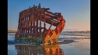 КРУШЕНИЕ.История.Остатки кораблекрушения. Peter Iredale.