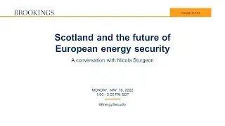 Scotland and the future of European energy security