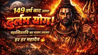 149 वर्ष के बाद आया यह ###शिवरात्रि का दुर्लभ योग। इसका लाभ अवश्य लें###SARJB न्यूज।