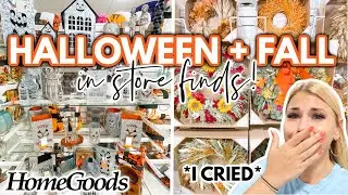 *i literally cried* HomeGoods FALL decor + HALLOWEEN decor IN STORE FINDS 2021 | Katie Vining