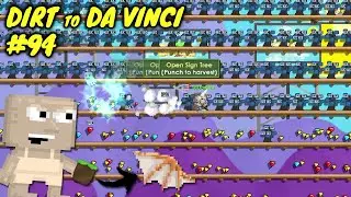 HARVESTING 24,7K OPEN SIGN TREE & TACKLE BOX PROFIT!! | Dirt to Da Vinci Wings #94 | Growtopia