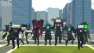 UPGRADED TITAN CAMERAMAN V2 ,TITAN SPEAKERMAN WHITE VS GMAN MK5 ESCAE PLANE ,ASTRO In Garry's Mod