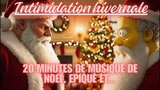🕒 20 minutes de dessin de Pères Noël – Cartoon & Comics avec musique de Noël épique rock