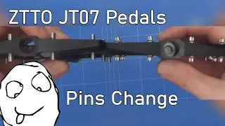 Let's Do Maintenance - ZTTO JT07 Pedals - Changing pins for more grip