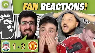 LIVERPOOL FANS MELTDOWN & RIVALS CELEBRATE AFTER 1-2 LOSS TO MANCHESTER UNITED | FAN REACTIONS