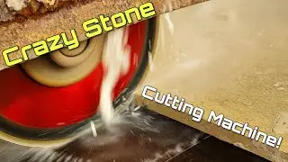Unbelievable Power of a Homemade Stone Cutting Machine! 💪