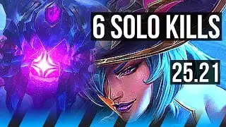 VEL'KOZ vs SYNDRA (MID) | 6 solo kills, Dominating | EUW Master | 25.21