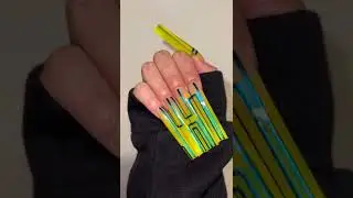 Did you like neon nail polish design?
