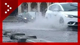 Maltempo a Roma, disagi e allagamenti: le immagini nella zona di Colosseo e Circo Massimo