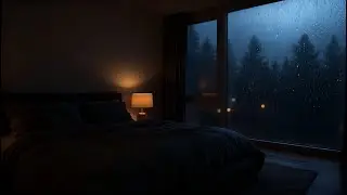 Rain Sounds for Deep Sleep 🌧️ Cozy Bedroom Night Ambience