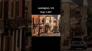 Random US Towns: Lexington, VA #shorts