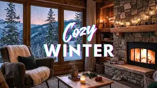 Relaxing Lo-Fi Coffee Jazz ❄️ Cozy Winter Study / Work Music (3 Hours)