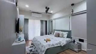 ✨ 3BHK Modern Interior Design Tour | HomeArt Design Studio | Ahmedabad