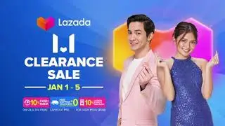 Lazada 1.1 (2022) Clearance Sale TVC December 26, 2021 to January 5, 2022 15s (Philippines)