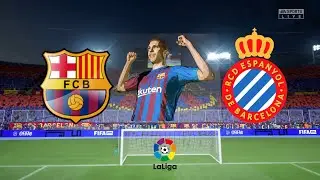 La Liga 2021/22 - FC Barcelona Vs RCD Espanyol - 20th November - 2021 FIFA 22