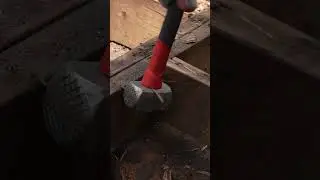 Demolition of the old wood frame | Part 2 | Tanzite stonedeck