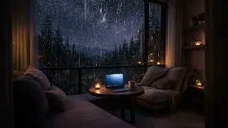 Sleep Instantly with Rain ASMR in a Cozy Warm Bedroom 🌧️ Relaxing Midnight Ambience