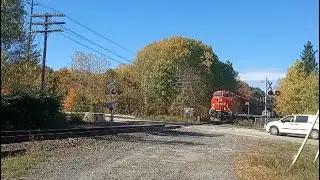CPKC 7527, 7436, 7488 at Parry Sound Ontario.