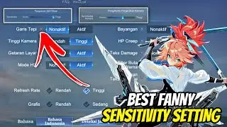 BEST FANNY SENSITIVITY SETTING ! FANNY SETTING CONTROL 2023 - Mobile Legends