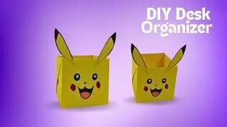 Make Your Own AMAZING Desk Organizer in Minutes from Waste Paper