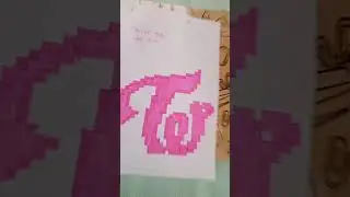 TWICE logo pixel art (hace a&ntilde;os q no me doy cuenta q ten&iacute;a esto archivado xd)