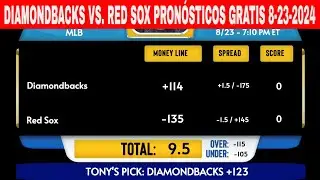 Arizona Diamondbacks vs Boston Red Sox 8/23/2024 Pron&oacute;sticos GRATIS de la MLB para Hoy