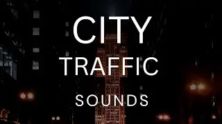 City Traffic Sounds: Cars, Motorbikes, Scooter bikes, People. #NightTime