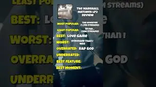 The Marshall Mathers LP2 review #rap #ranking #eminem #review #albumreview #hiphop