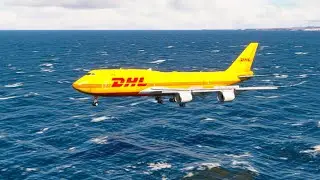 plane landed in bad weather 0198