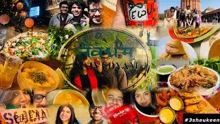 7 Days in DELHI 🇮🇳🎇 | TRYING BEST Food Places & Explored Everything!❤ #delhi  #3shaukeen #194 