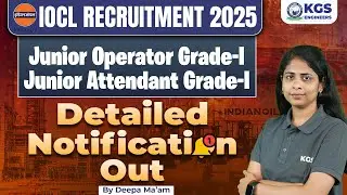 IOCL Recruitment 2025 🔥 IOCL Jr Operator, Jr Attendant Vacancy 2025✅ IOCL Eligibility, Syllabus, Age
