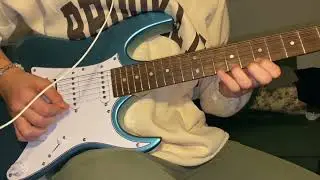 mor ve &ouml;tesi-Bir Derdim Var Elektro Gitar(Cover)