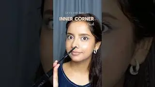 Bright INNER CORNER hack  #makeup