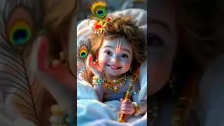 Little Krishna #little #laddugopal #vrindavan radhe #radhe #shortsfeed  #radheshyam #cartun #Videoyt