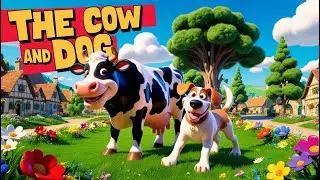 The Cow and Dog  || Kids Moral Story || English Stories For Kids || #story #kidsvideo