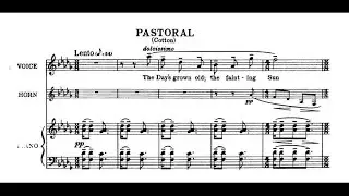 B. Britten. Serenade for Tenor, Horn and Strings. Op. 31. (Fischer, Quinchahual, Bilu).