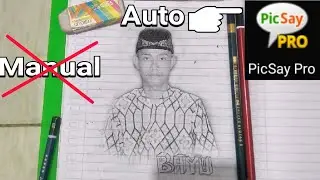 #Tutorial#picsaypro.  cara menggambar/melukis di picsaypro hasilnya seperti seniman profesional cuk