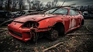 ASMR Car Restoration |1994 Toyota Supra MK4| Full Restoration from Total Disrepair to Brand New