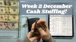December Week 2 Cash Stuffing || Full-Time Income || Pre-Holiday Vacation Stuffing!