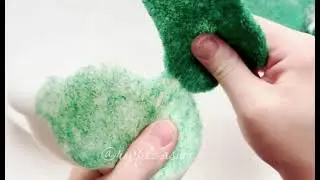 Two Dry Sponges for Christmas! 💚❤️ #asmrcommunity #asmr #spongeripping #asmrrelaxation #spongerip 