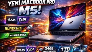 MacBook Pro M5 aldım. | 24gb | 1 tb | Unboxing | 26 yıllık windows kullanıcısı MacBooka geçti.