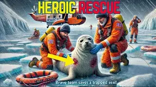 Heroic Rescue: Brave Dog Saves a Trapped Horse!
