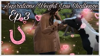 Asperations/Weight Loss Challenge| EP.3| SIMS 4| Our Baby Foal!!! 🐴